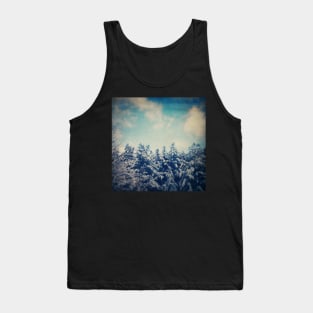 Snowy Winter Morning Tank Top